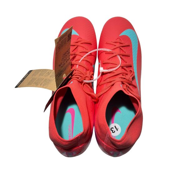 Nike Mercurial Superfly 10 Academy MG Soccer Cleats Red FQ1456-800 Men’s 13 NWT - Picture 12 of 12